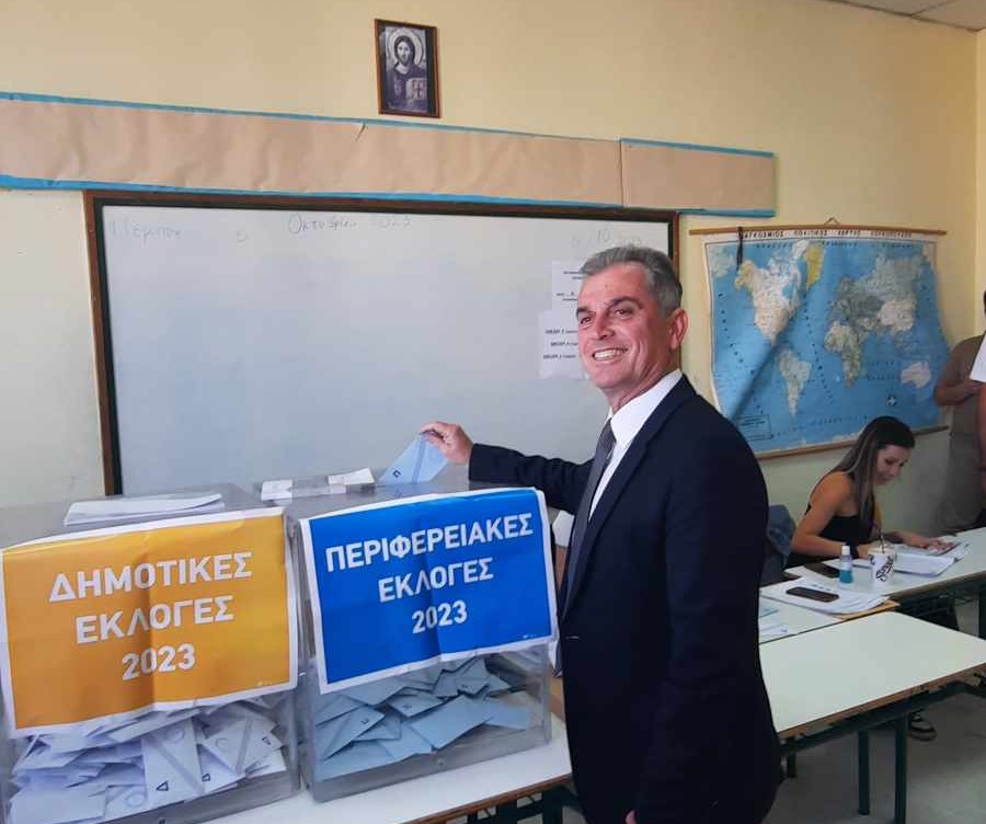 Παναγιώτης Σπυρόπουλος: Ψήφισε στο 13ο Δημοτικό Σερρών