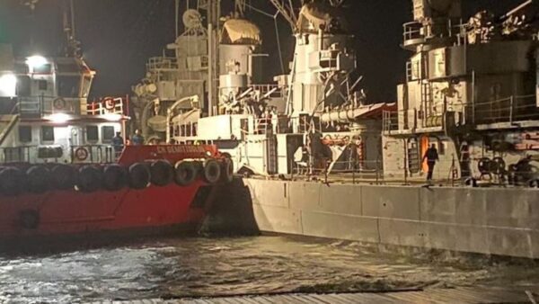 «Χτυπήθηκε» από την φουρτούνα το ιστορικό αντιτορπιλικό «Βέλος»