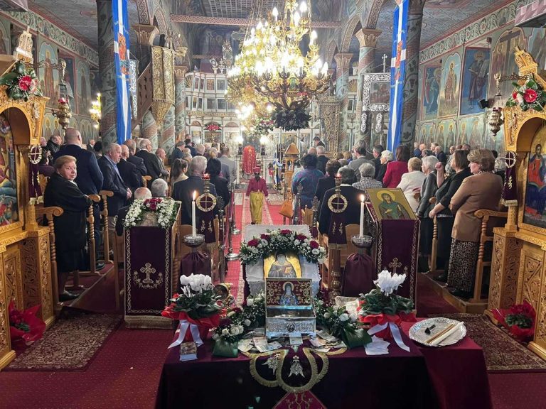 Λαμπρός ο εορτασμός στον Ιερό Ναό Αγίου Δημητρίου Τερπνής