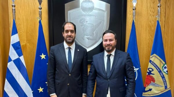 Συνάντηση του βουλευτή της ΝΔ Διαμαντή Γκολιδάκη με τον Υφυπουργό Εθνικής Άμυνας Γιάννη Κεφαλογιάννη