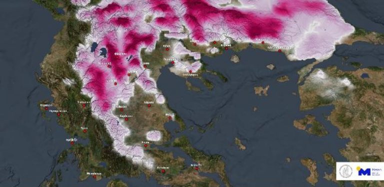 Meteo: Πού θα χιονίσει και πόσο μέχρι το βράδυ του Σαββάτου