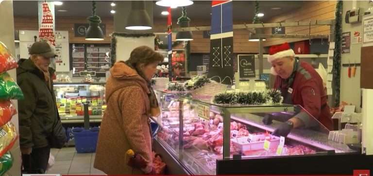 Σέρρες: Κορυφώνεται η κίνηση στα καταστήματα τροφίμων για το γιορτινό τραπέζι- Video