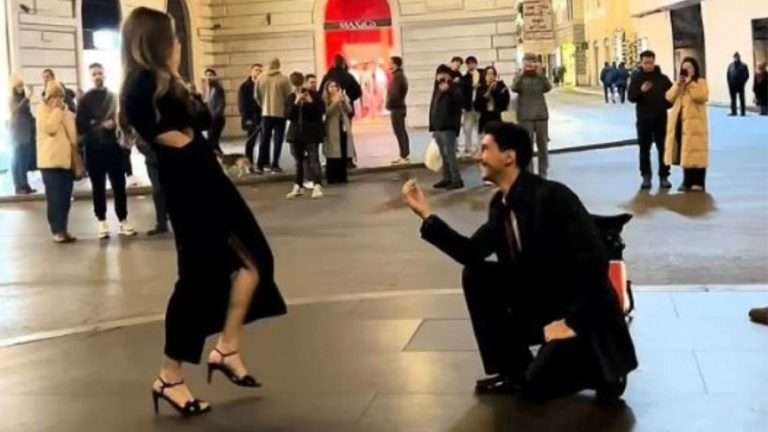 Βίντεο: Την πήγε στη Ρώμη για να της κάνει πρόταση γάμου και εκείνη του είπε «όχι»