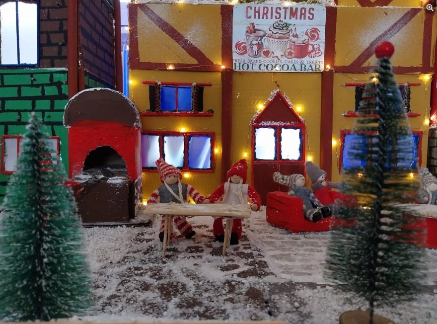Σέρρες: Λιλιπούτειο χριστουγεννιάτικο χωριό σε Δημοτικό Σχολείο