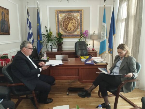 Αθ. Μαλλιαράς: «Προσβλέπουμε σε ουσιαστική συνεργασία με τον Δήμο Σερρών»- Συνάντηση με τη Βαρβάρα Μητλιάγκα