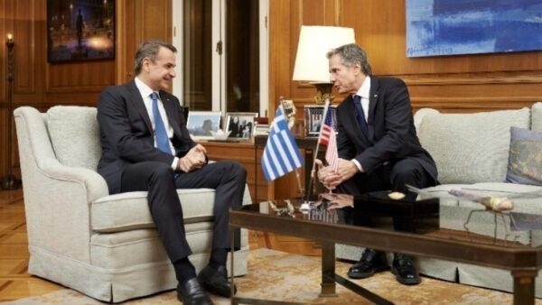 Στις 17:30 η συνάντηση Μητσοτάκη με τον Αμερικανό ΥΠΕΞ