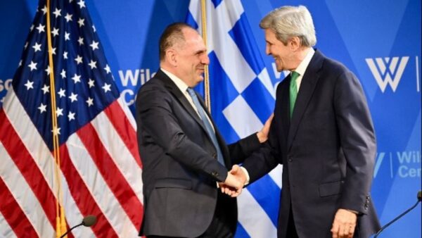 Η «γαλάζια οικονομία» στο επίκεντρο της συζήτησης Γ. Γεραπετρίτη-Τζ. Κέρι στο «Wilson Institute»