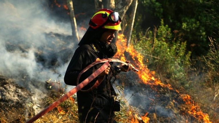Πυρκαγιά στο χωριό Κάτω Γερακαρίο Ζακύνθου