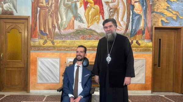 Επίσκεψη του Ευρωβουλευτού κ. Στ. Κυμπουρόπουλουστον Μητροπολίτη Σερρών