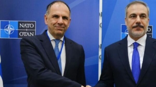 Στο πλαίσιο διατήρησης του θετικού κλίματος μεταξύ Ελλάδας και Τουρκίας η συνάντηση Γ. Γεραπετρίτη - Χ. Φιντάν