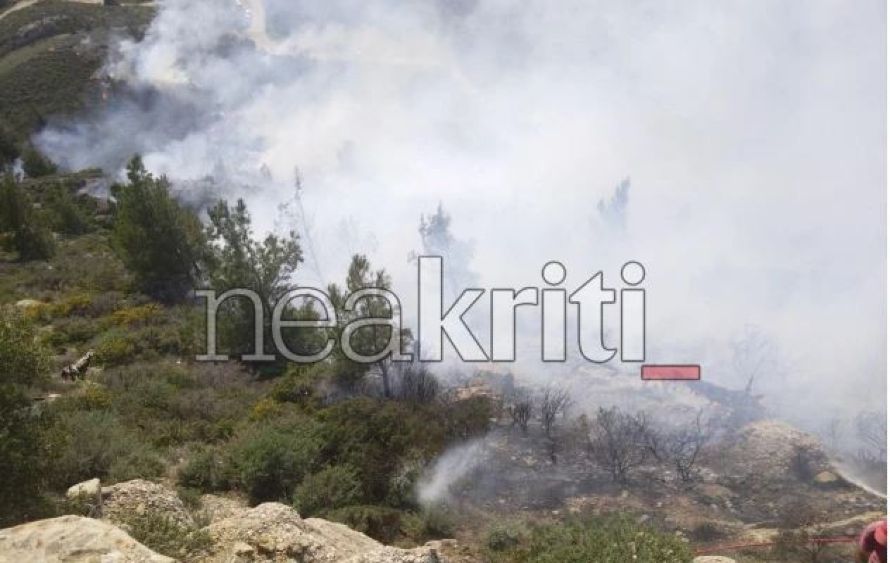 «Μάχη με τις φλόγες» σε Κρήτη και Πιέρια Όρη- Επί ποδός η Πυροσβεστική- Δείτε φωτογραφίες