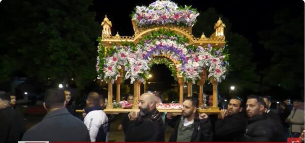Με κατάνυξη αλλά υπό βροχή η περιφορά του Επιταφίου στην Ηράκλεια Σερρών- Video