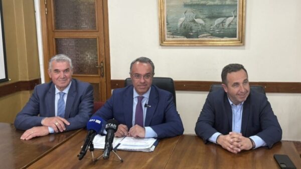Δράμα: Ο Yπουργός Υποδομών και Μεταφορών Χρ Σταϊκούρας παρουσίασε χρονοδιάγραμμα ολοκλήρωσης των μεγάλων έργων υποδομής