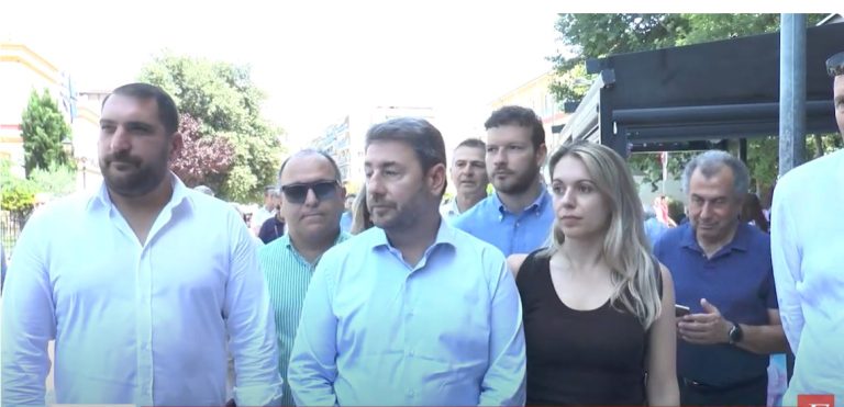Περιοδεία του Νίκου Ανδρουλάκη στις Σέρρες, μια εβδομάδα πριν τις ευρωεκλογές -video