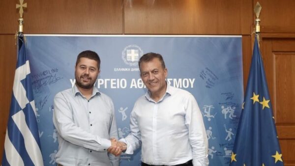 Συνάντηση Γ. Βρούτση με τον Μάκη Γκαγκάτση: «Χρυσή ευκαιρία να αλλάξει... βιβλίο το ελληνικό ποδόσφαιρο»
