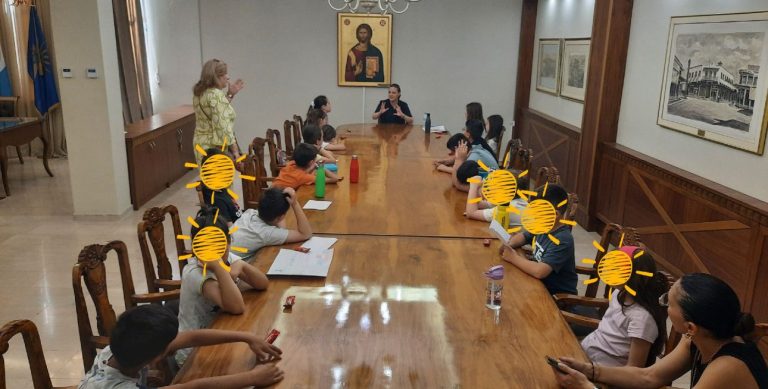 Συνάντηση της Δημάρχου Σερρών με τους μαθητές καιτις μαθήτριες του 3ου Δημοτικού Σχολείου