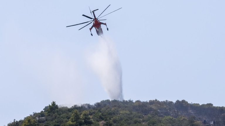 Πυρκαγιά στους Ασκητές Ροδόπης – Μήνυμα από το 112, επιχειρούν και εναέριες δυνάμεις