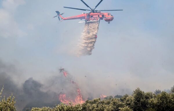 Φωτιά τώρα στην Κω – Μήνυμα από το 112