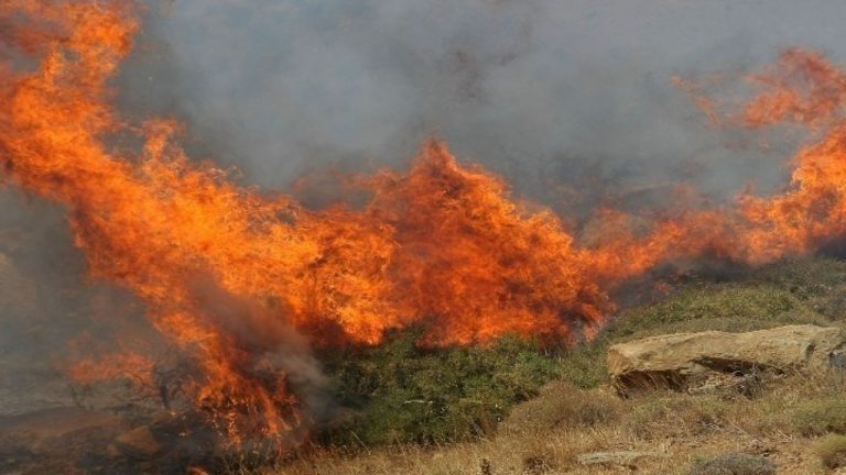 Μεγάλη φωτιά σε εξέλιξη στην Τερπνή Νιγρίτας