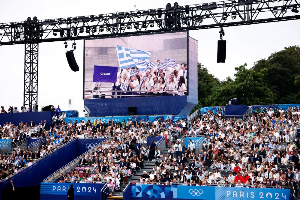 Ολυμπιακοί Αγώνες: Η εντυπωσιακή είσοδος της Ελλάδας στην τελετή έναρξης
