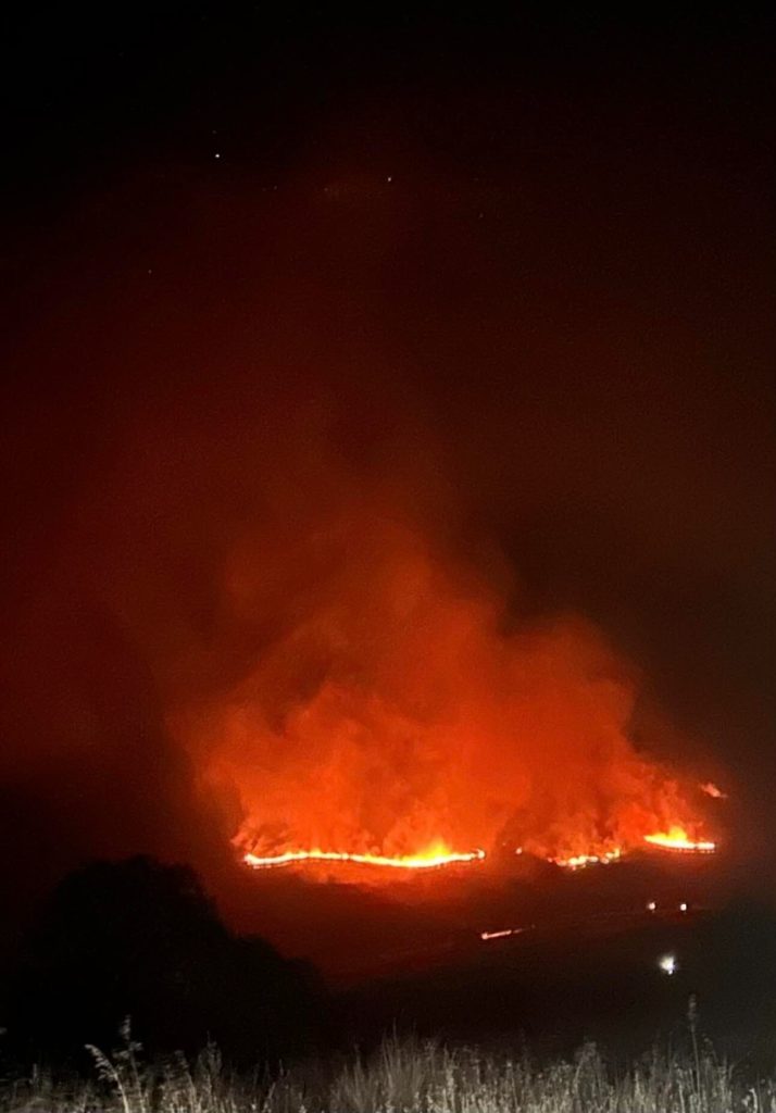Σέρρες, φωτιά στο όρος Όρβηλος: Επεκτάθηκε στην περιοχή Σπανουβίτσας και Ανάληψης