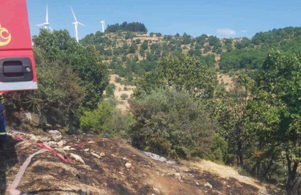 Σέρρες: Οριοθετήθηκε η φωτιά στο όρος Άγγιστρο