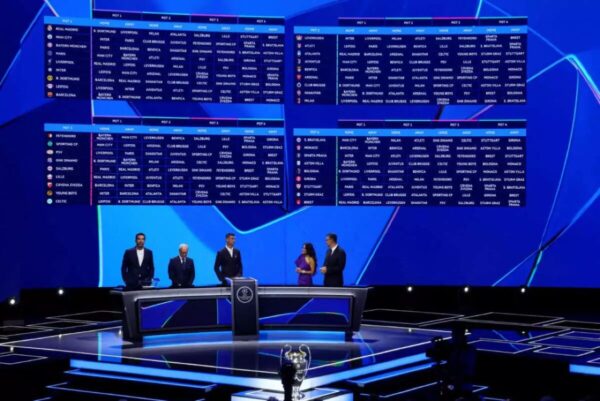 Champions League: Ανακοινώθηκε το πρόγραμμα των αγώνων στη League Phase