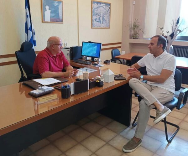 Ο Τάσος Χατζηβασιλείου στις Διευθύνσεις Εκπαίδευσης Σερρών