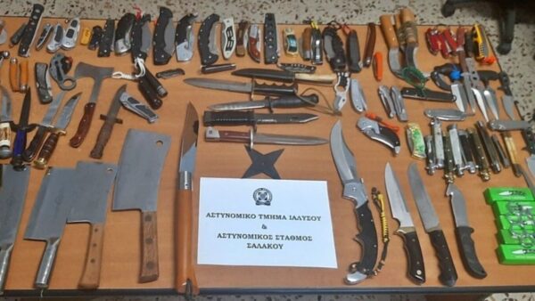 Ολόκληρο οπλοστάσιο βρήκαν στο σπίτι 63χρονου στη Ρόδο