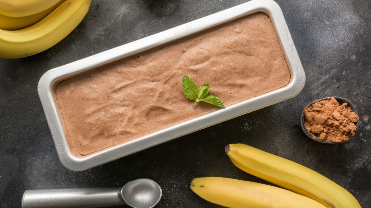 Φτιάξε εύκολο vegan παγωτό, χωρίς ζάχαρη