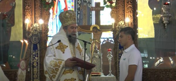 Τον Σερραίο στην καταγωγή χάλκινο Ολυμπιονίκη Πέτρο Γκαϊδατζή τίμησε ο Μητροπολίτης Σερρών και Νιγρίτης Θεολόγος- video