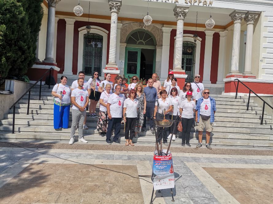 Την φλόγα της αγάπης υποδέχτηκε ο Αντιπεριφερειάρχης Σερρών Παναγιώτης Σπυρόπουλος