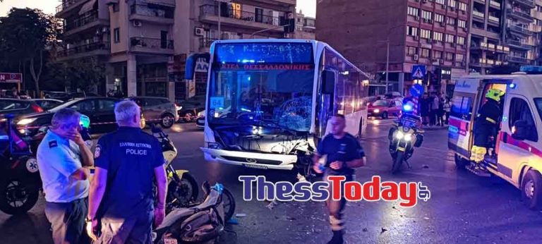 Τραγωδία στη Θεσσαλονίκη: Κατέληξε ο 33χρονος οδηγός της μηχανής που είχε τραυματιστεί σοβαρά σε τροχαίο με λεωφορείο