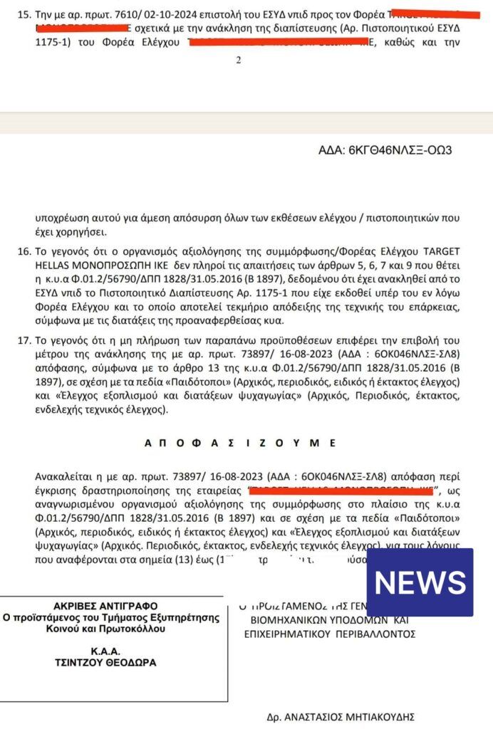 Λουκέτο σε λούνα παρκ στα Γρεβενά μετά από καταγγελία του πατέρα του 19χρονου Γιάννη που σκοτώθηκε στο Πευκοχώρι