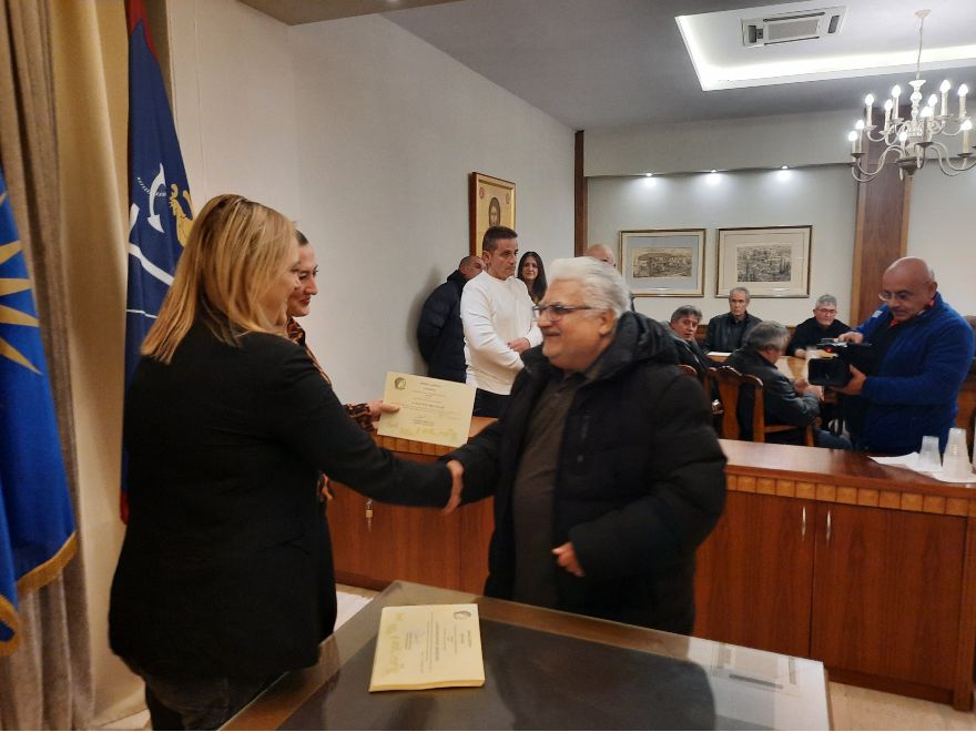 Η Δήμαρχος Σερρών τίμησε τους εργαζόμενους της καθαριότητας για το έργο που προσφέρουν καθημερινά - Δείτε φωτογραφίες