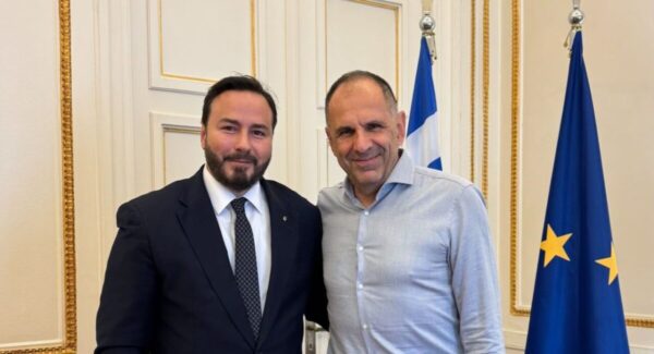 Συνάντηση του Διαμαντή Γκολιδάκη με τον Υπουργό Εξωτερικών Γιώργο Γεραπετρίτη