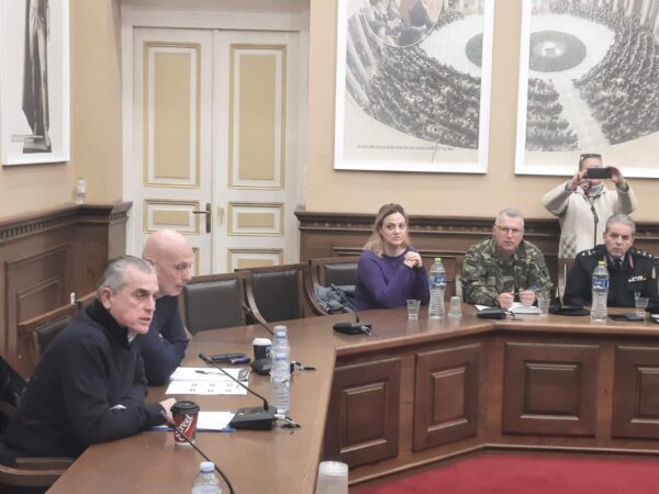 Έκτακτη σύσκεψη της Π.Ε. Σερρών για την κακοκαιρία «Bora»