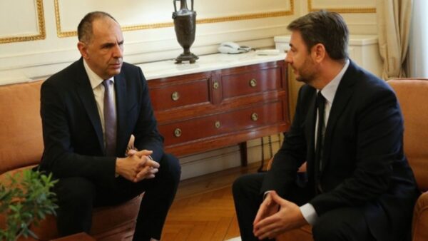 Ν. Ανδρουλάκης: «Ο διάλογος με την Τουρκία πρέπει να βασίζεται σε ρεαλιστικά δεδομένα» - Συνάντηση με Γ. Γεραπετρίτη