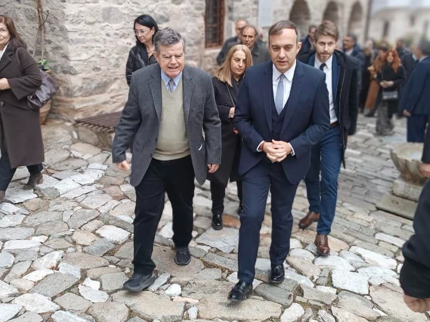 Τάσος Χατζηβασιλείου: Στην Ιερά Μονή Τιμίου Προδρόμου Σερρών, για τα εγκαίνια στο περίφημο Χάνι