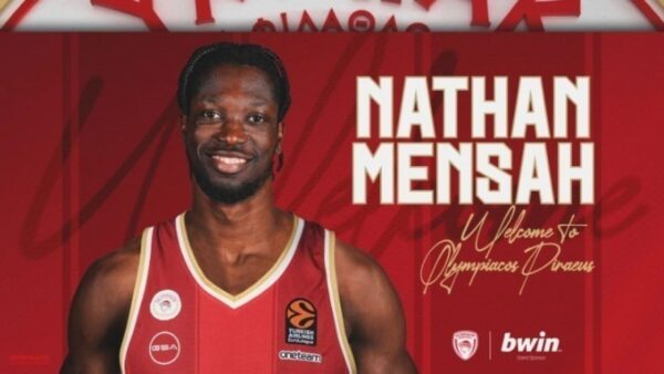 Ο Ολυμπιακός δήλωσε τον Νέιθαν Μένσα στην Greek Basketball League
