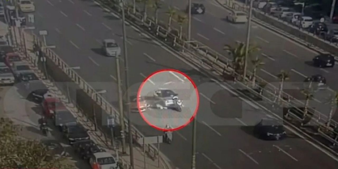 Βίντεο-σοκ από τη Συγγρού: ΙΧ παρασύρει πασίγνωστο ηθοποιό με τη μηχανή του