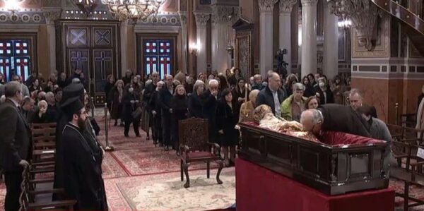 Μητρόπολη Αθηνών: Σε λαϊκό προσκύνημα τίθεται το σκήνωμα του Αρχιεπίσκοπου Αναστασίου