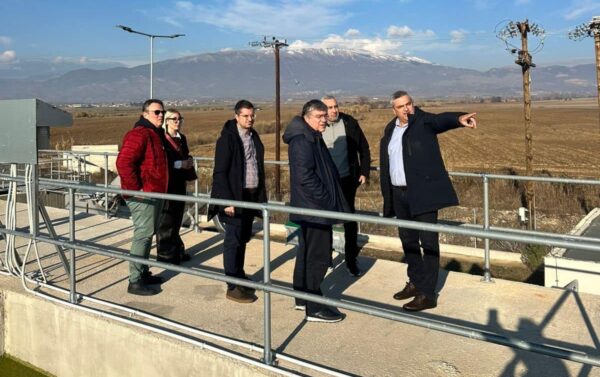 Επίσκεψη Μανώλη Γραφάκου στην Εγκατάσταση Επεξεργασίας Λυμάτων του Δήμου Εμμανουήλ Παππά