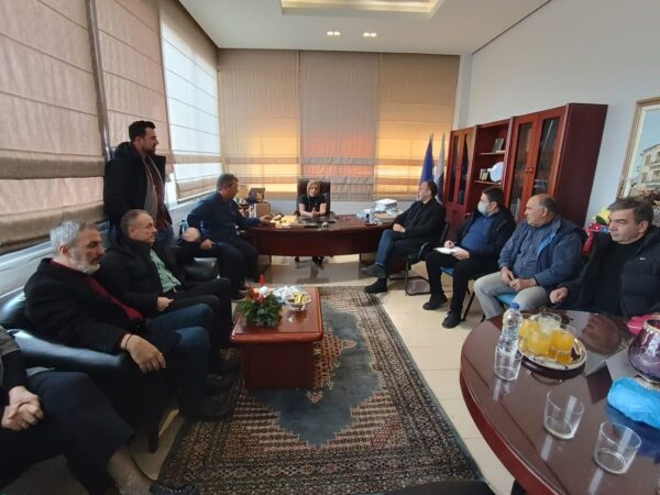 Επίσκεψη εργασίας Χατζηβασιλείου στον Δήμο Βισαλτίας