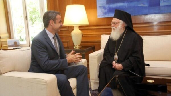 Κυρ. Μητσοτάκης για τον Αρχιεπίσκοπο Αλβανίας Αναστάσιο: Η προσφορά του στην Ορθοδοξία είναι ανεκτίμητη