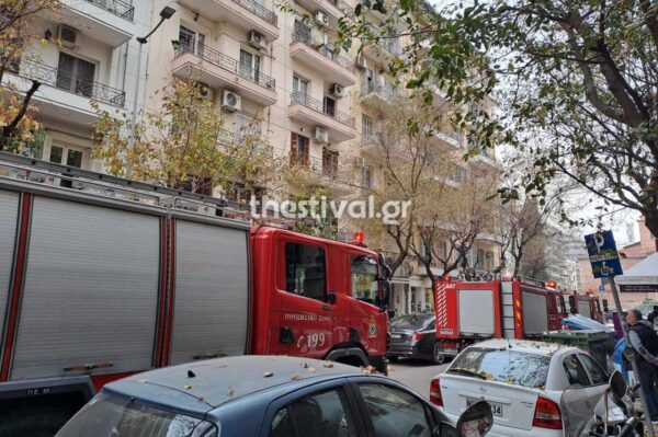 Θεσσαλονίκη: Φωτιά σε διαμέρισμα στη Λεωφόρου Στρατού – Επιχείρηση της Πυροσβεστικής