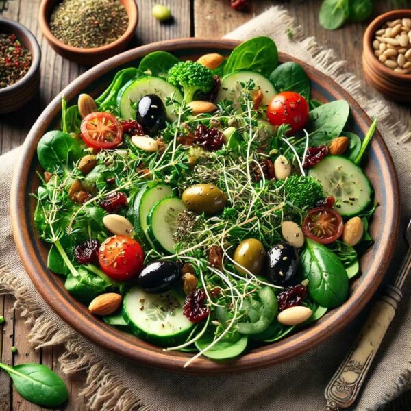 Vegan σαλάτα από το Άγιον Όρος - Ιδανική για δίαιτα
