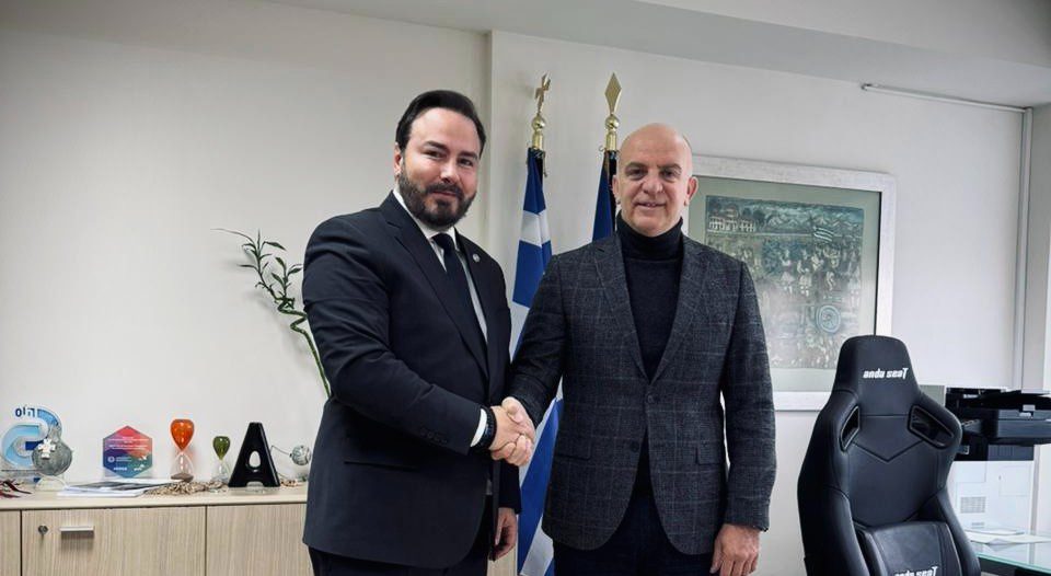 Συνάντηση του Διαμαντή Γκολιδάκη με τον διοικητή του e-ΕΦΚΑ Αλέξανδρο Βαρβέρη