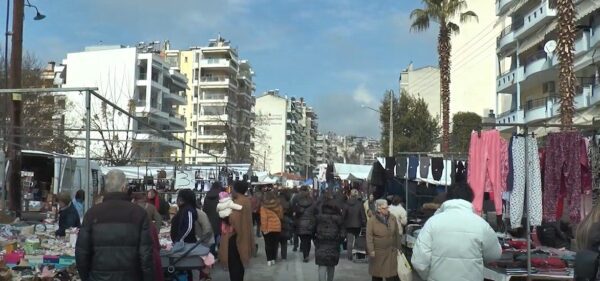 Λαϊκή αγορά Σερρών: Αυξημένη η κίνηση στα τρόφιμα, μειωμένη στα βιομηχανικά είδη - video