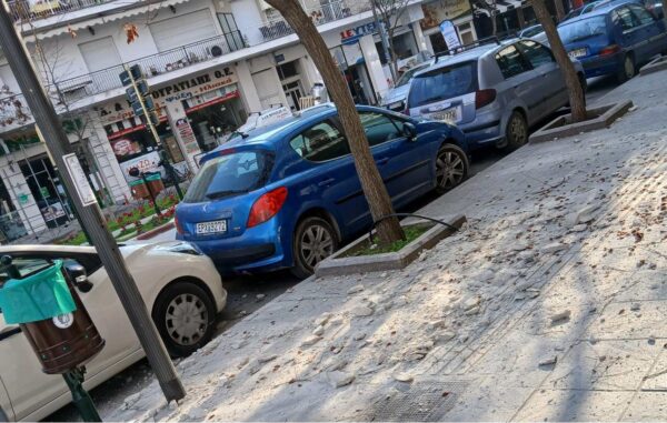 Σέρρες: Μεγάλος κίνδυνος στην Μεγάλου Αλεξάνδρου
